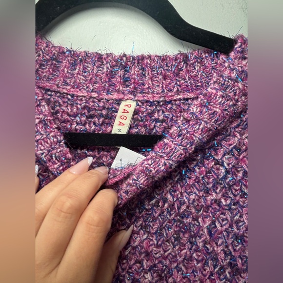 Anthropologie Lavender Textured Sweater - Picture 7 of 10